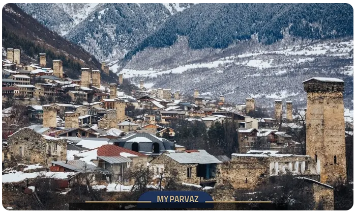 مستیا از شهرهای توریستی گرجستان